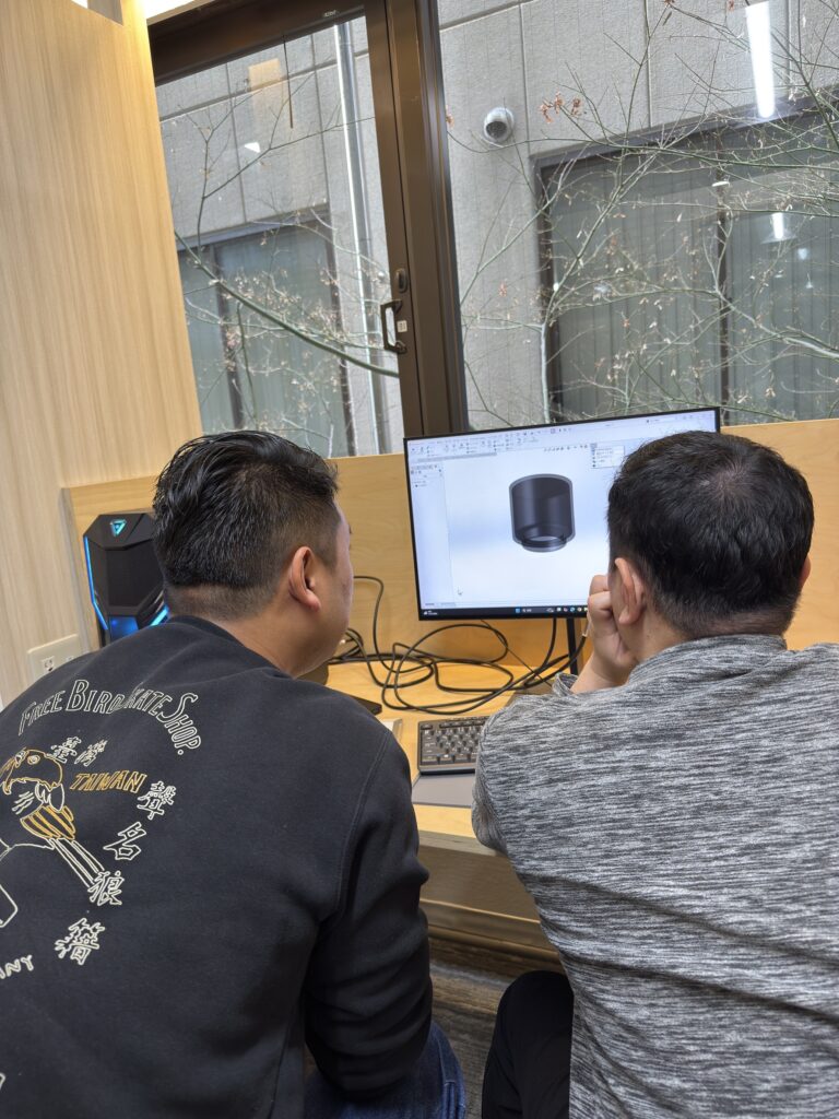 商品開発の様子