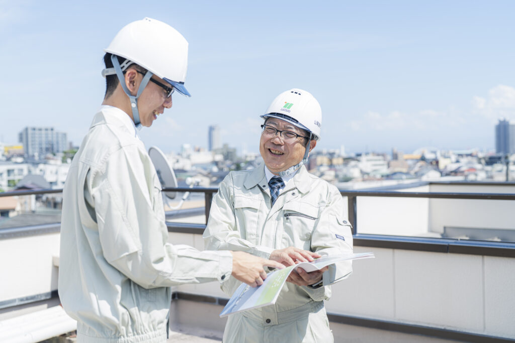 専任のスタッフが工事後のアフターフォローを実施。資産価値の維持に努めます。