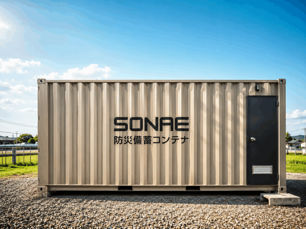 防災備蓄コンテナSONAE(イメージ)