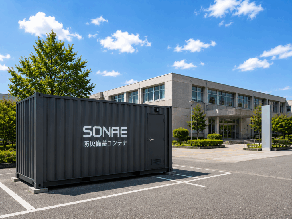 防災備蓄コンテナSONAE(イメージ)